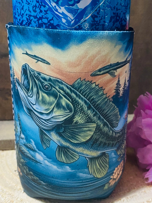Fishing 12 oz. can koozie