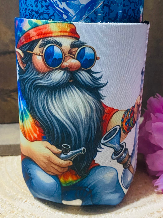 Hippie Gnome Hooka 12 oz. can koozie