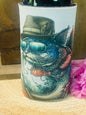 Catfish with hat and Sunglasses slim can/ bottle koozie