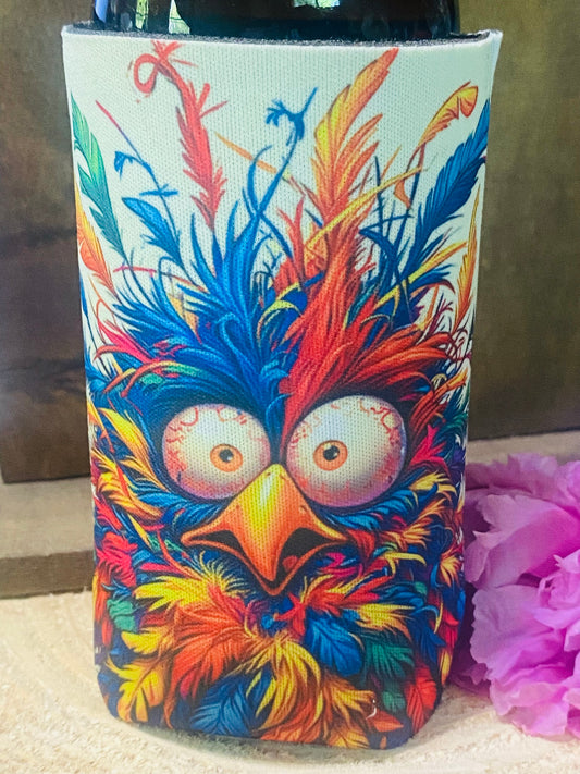 Looney bird slim can/ bottle koozie