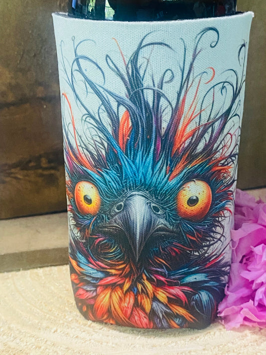 Looney Bird 2 slim can/ bottle koozie
