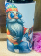 Hippie Gnome smoker slim can/ bottle koozie