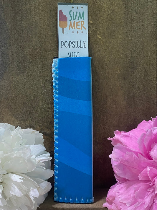 Freeze pop sleeve blue wide wave