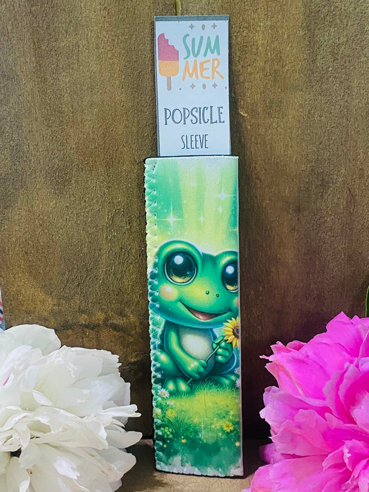Freeze pop Frog and Sunflower