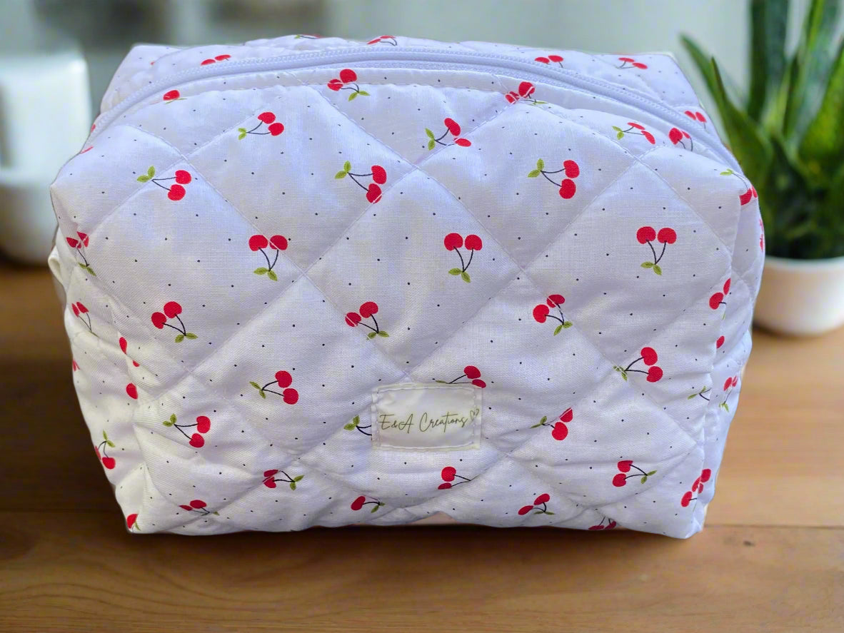 Cherry Pie Make up , Carry all bag size Large