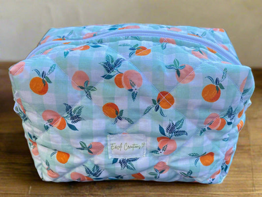 Peachy love Large Make up bag
