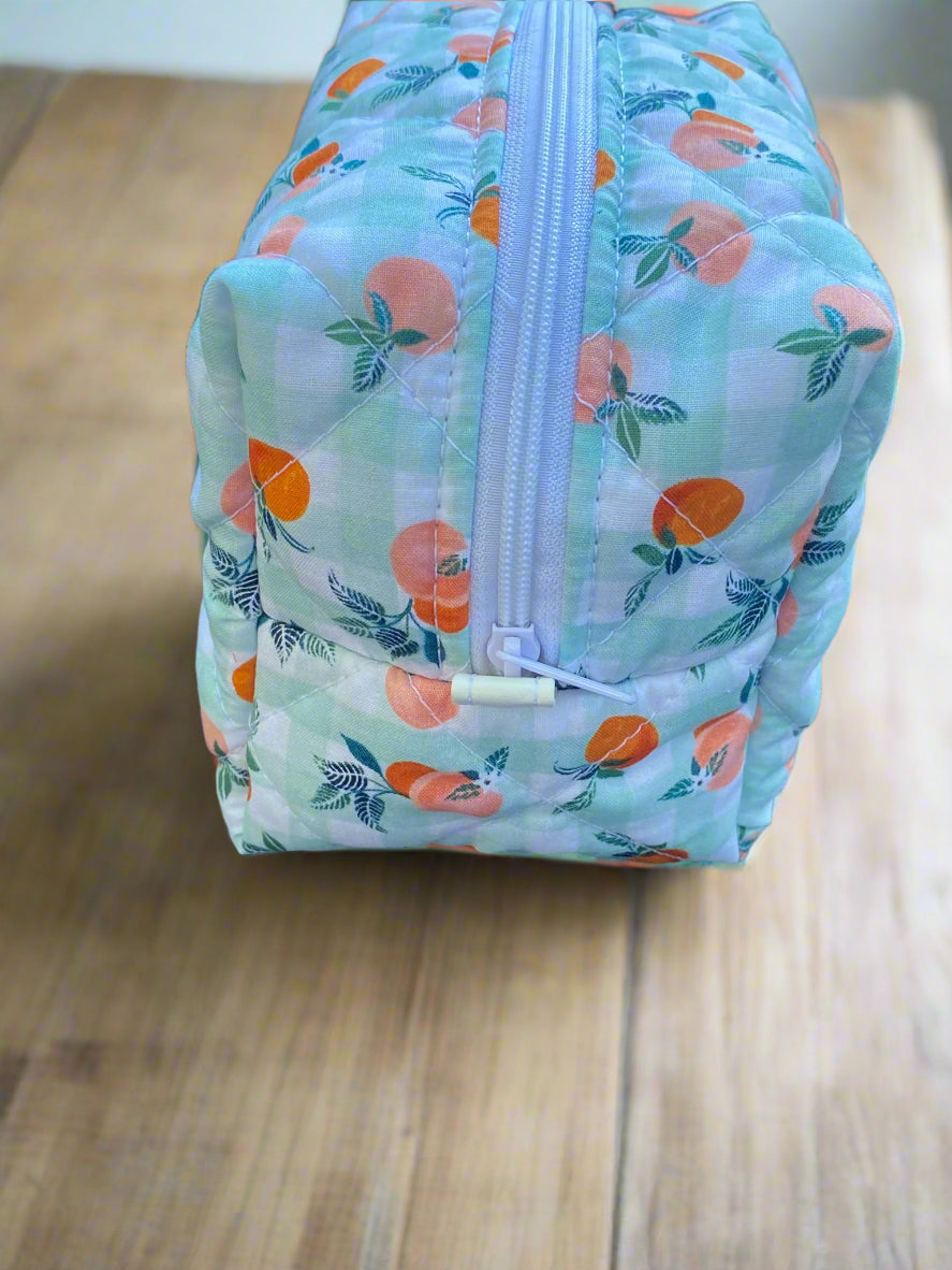 Peachy love Large Make up bag