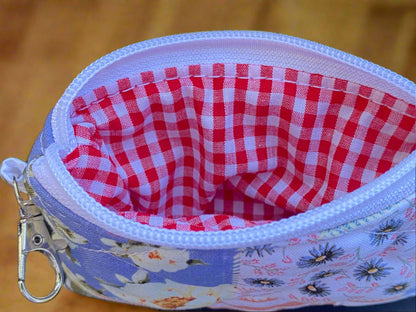 Vintage Picnic Keychain wallet