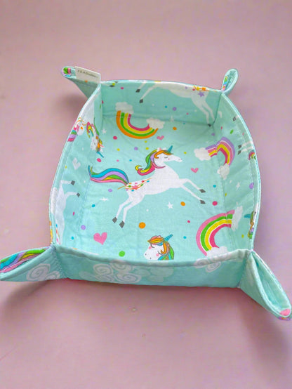 Unicorn dreams Fabric tray