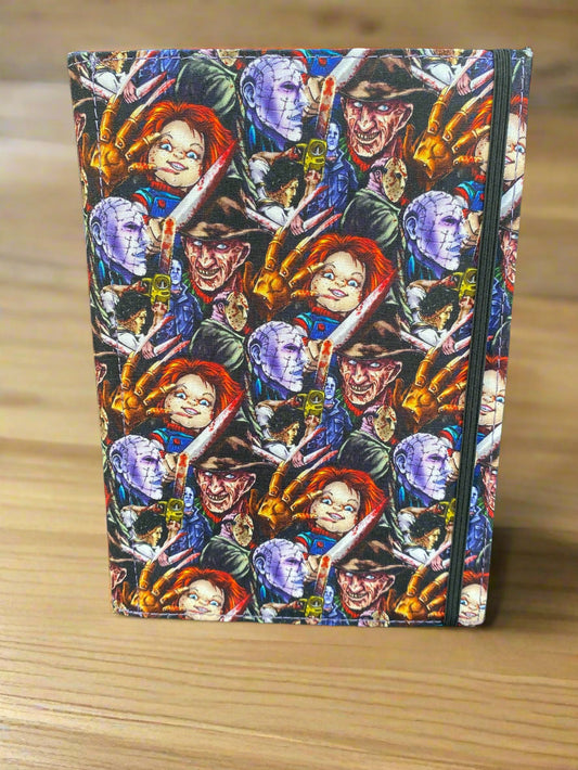 Favorite spooky men Notepad cover , contains 5x7 legal pad and pen