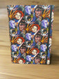 Favorite spooky men Notepad cover , contains 5x7 legal pad and pen