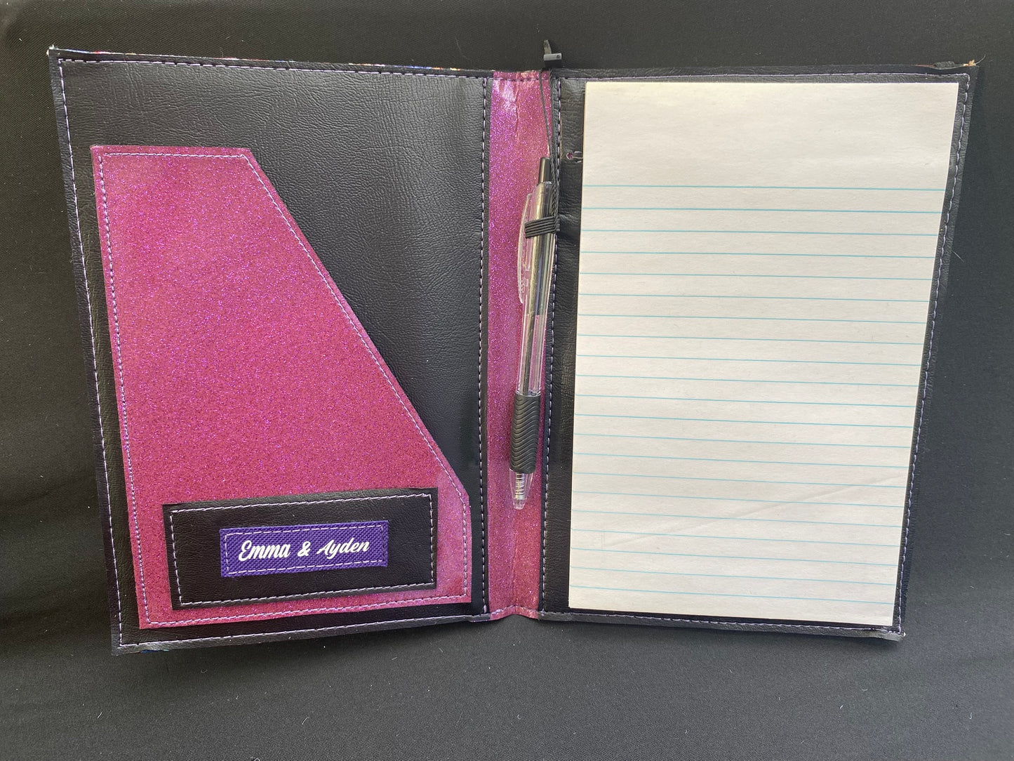 Favorite spooky men Notepad cover , contains 5x7 legal pad and pen